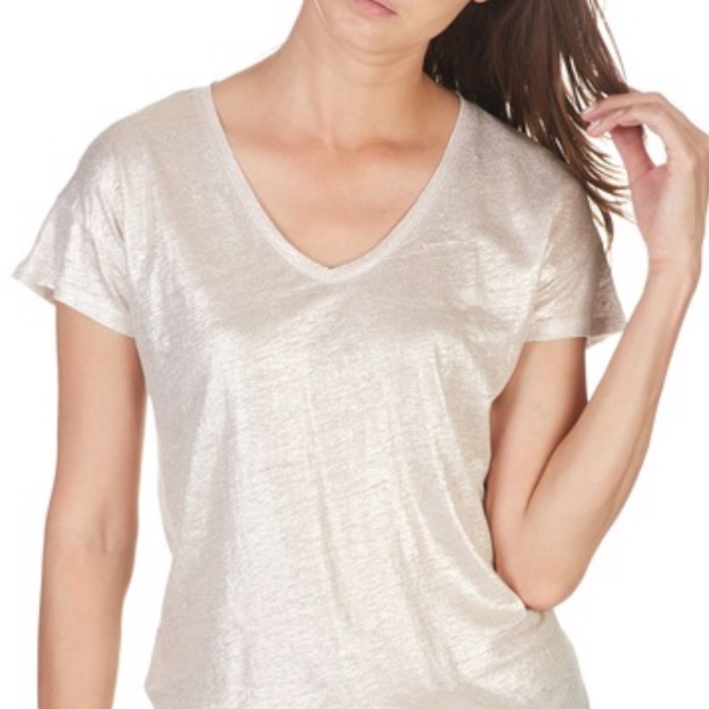 LAST CHANCE: NWOT Marie Sixtine Linen Tee Shirt